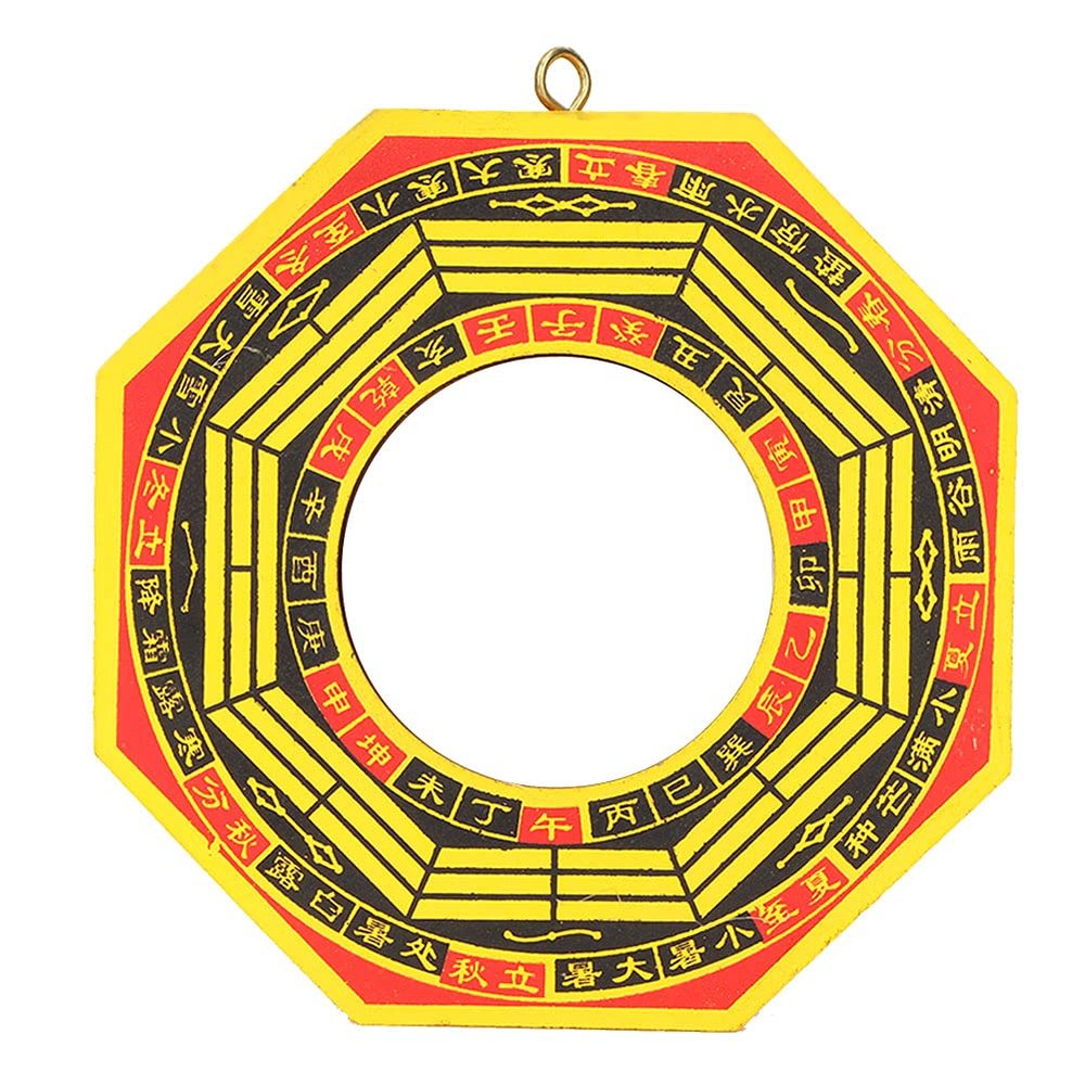 Estink Chinese FengShui Tooth Convex, Traditional Chinese Feng Shui Mirror, Convex Concave Mirror for Lucky Home Business(Miroir concave de 4 pouces)
