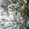 Puleo International 6.5 ft Pre-Lit Flocked Pine Pencil Artificial Tree view 4