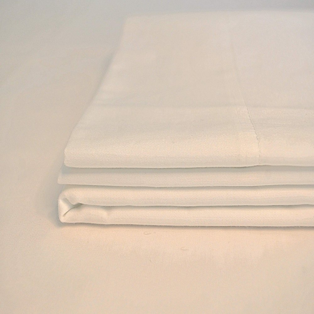 100 pcs - Sky Trade-in Pillowcases (Bag Style)- 300 Thread Count, 100% Cotton, White - for Commercial and Home Purposes. (Standard)