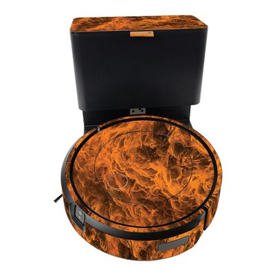 MightySkins Skin Compatible with iRobot Roomba j7+ - Burning Up | Protective, Durable, and Unique Vinyl Decal wrap Cover | Easy to Apply, Remove, and Change Styles | Made in The USA
