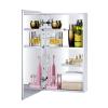 Fundin Bathroom Wall Cabinet with Half Cut Shelves,14.8 x 25.6 Stainless Steel Storage Cabinet, Bathroom/Living Room Medicine Cabinet view 1