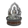 Rocky Falls Indoor Tabletop Water Fountain LED Resin Buddha Desktop Fountain Decoration Desktop Ornaments Home Office Desk Ornaments Fountain Serene Rock Water Feature Indoor Relaxation Fount view 1