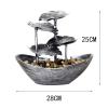 Rocky Falls Indoor Tabletop Water Fountain Indoor Waterfall Fountain Desktop Fountain LED Light USB Operation Home Office Room Desktop Decoration Home Decoration Ornaments Home Gifts for Friends Seren view 2