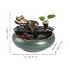 Rocky Falls Indoor Tabletop Water Fountain Fuente De Escritorio Fuente Interior Adornos De Agua Que Fluye De La Suerte Oficina En Casa Fuente De Reciclaje De Escritorio Humidificador Serene Rock Water view 2
