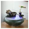 Rocky Falls Indoor Tabletop Water Fountain Fuente De Escritorio Fuente Interior Adornos De Agua Que Fluye De La Suerte Oficina En Casa Fuente De Reciclaje De Escritorio Humidificador Serene Rock Water view 3