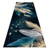 3D Long Hallway Runner Rugs Modern Flowers Area Rug Low-Pile Entryway Carpet with Natural Non-Slip Rubber Backing for Kitchen Living Room Bedroom Doorway ( Size : 90x300cm ) view 1