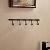 WINCASE Bronze Towel Hooks, Bathroom Rail Hook Rack Wall Mounted, Antique Oil Rubbed Brass Cloth Coat Rack with 5 Hooks Farmhouse view 3