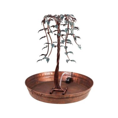 Rocky Falls Indoor Tabletop Water Fountain Indoor Desktop Fountain Tree Garden Courtyard Balcony Decoration Waterfall Fountain Waterscape Home Accessories Office, Living Room, Home Gifts for Friends S