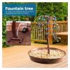 Rocky Falls Indoor Tabletop Water Fountain Indoor Desktop Fountain Tree Garden Courtyard Balcony Decoration Waterfall Fountain Waterscape Home Accessories Office, Living Room, Home Gifts for Friends S view 4