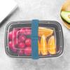 4pcs Bento Box Band Lunch Box Fixing Band Lunchbox Elastic Band Bento Nylon Elastic Strap Belt for Picnic Bento for Adults 25mm Lunch Accessories (Color) view 2