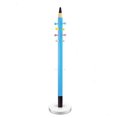 Coat Stand Coat Rack, Free Standing PVC Coat Stand, Standing Hall Coat Holder for for Coats, Hats, for Entryway, Hallway Bedroom Office Hallway (Color : Blue)