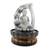 Rocky Falls Indoor Tabletop Water Fountain Desktop Fountain Indoor Fountain Creative Home Decoration Resin Water Waterfall LED Light Fountain Buddha Statue Lucky Feng Shui Ornaments Landscape Decorati view 1