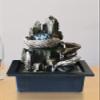 Rocky Falls Indoor Tabletop Water Fountain Desktop Fountain Indoor Fountain Wealth Feng Shui Decorations Flowing Water Sound Desktop Waterfall Fountain Simulation Rockery Waterfall Home Decoration Ser view 4