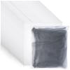 100 Pack Frosted Zipper Packaging Bags Clear Poly Bags Resealable Plastic Zipper Clothes Storage for Clothing Shirt Jeans Pants T-shirts Organizer Packaging Products (13.78 x 15.75 Inch) view 1