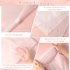 100 Pack Frosted Zipper Packaging Bags Clear Poly Bags Resealable Plastic Zipper Clothes Storage for Clothing Shirt Jeans Pants T-shirts Organizer Packaging Products (13.78 x 15.75 Inch) view 3