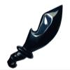 CAREG 145mm Natural Obsidian Hand Polished Knife Katana Home Spirit Decoration and Witchcraft Altar Supplies Crystal and Stone Healing (Color : Weight 93g) view 1