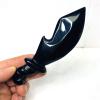 CAREG 145mm Natural Obsidian Hand Polished Knife Katana Home Spirit Decoration and Witchcraft Altar Supplies Crystal and Stone Healing (Color : Weight 93g) view 2
