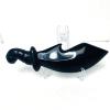 CAREG 145mm Natural Obsidian Hand Polished Knife Katana Home Spirit Decoration and Witchcraft Altar Supplies Crystal and Stone Healing (Color : Weight 93g) view 3