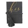 Santa Barbara Design Studio Wedding Vow Books Suede Leather Marriage Vows Journal, 3.5 x 5-Inch, His view 1