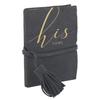 Santa Barbara Design Studio Wedding Vow Books Suede Leather Marriage Vows Journal, 3.5 x 5-Inch, His view 2