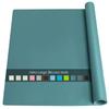 Extra Large Dark Green Countertop Mat - Silicone Table Kitchen Desk Mat - Non-Slip & Heat Resistant - Dinner Placemat Pastry Dough Rolling Mat view 1