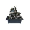 Rocky Falls Indoor Tabletop Water Fountain Desktop Fountain Indoor Fountain Wealth Feng Shui Decorations Flowing Water Sound Desktop Waterfall Fountain Simulation Rockery Waterfall Home Decoration Ser view 1
