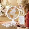 Kate Aspen Wedding Guest Book Alternative, One Size, Globe/Airplanes view 1