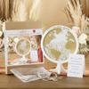 Kate Aspen Wedding Guest Book Alternative, One Size, Globe/Airplanes view 2