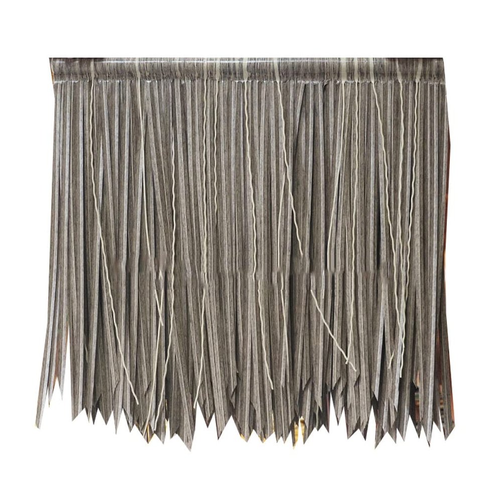 YYXDMFY Man-Made Thatch Simulation thatched roof Decoration Fake thatch Garden Scenic Sturdy Wooden House Farmhouse Artificial Plastic thatched Pavilion Waterproof PE Fake Straw