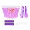 Kids Bike Accessory Front Handlebar Basket Storage Plastic for Boys Girls Easy Installation on Scooter view 1