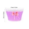 Kids Bike Accessory Front Handlebar Basket Storage Plastic for Boys Girls Easy Installation on Scooter view 2