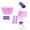 Kids Bike Accessory Front Handlebar Basket Storage Plastic for Boys Girls Easy Installation on Scooter view 3