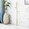 BDPP Coat Stand Coat Stand 304 Stainless Steel Coat Rack Bedroom Floor Hanger Nordic Light Luxury Towel Rack Marble Bathroom Coat Rack Tree Bedroom Office Hallway (Color : C) view 4
