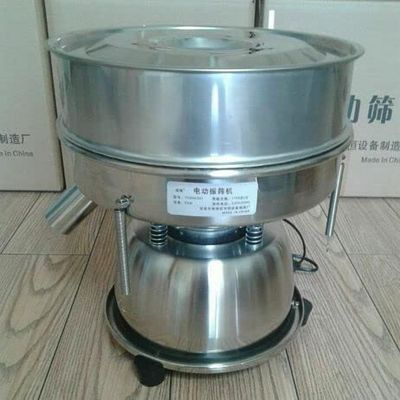 110V Automatic Sieve Shaker Electric Vibrating Sieve Machine Industrial Food Sifter for Baking Powder Grain Particles Food Industrial Processing (110V Shaker without Mesh)