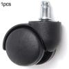 Pkfinrd Trolley for Furniture 1 Set of 2 inch Universal Silent Office Chair with Black castors and Nylon Wheels Home Sofa Bookcase Replacement castors view 3