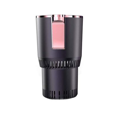 2-in-1 Smart Car Cup Warmer Cooler, Auto Car Cooling and Heating Cup Mug Holder with LED Temperature Display, Touch Control, Keep Beverage Cool and Warm Fits in Commuter Road Tripper