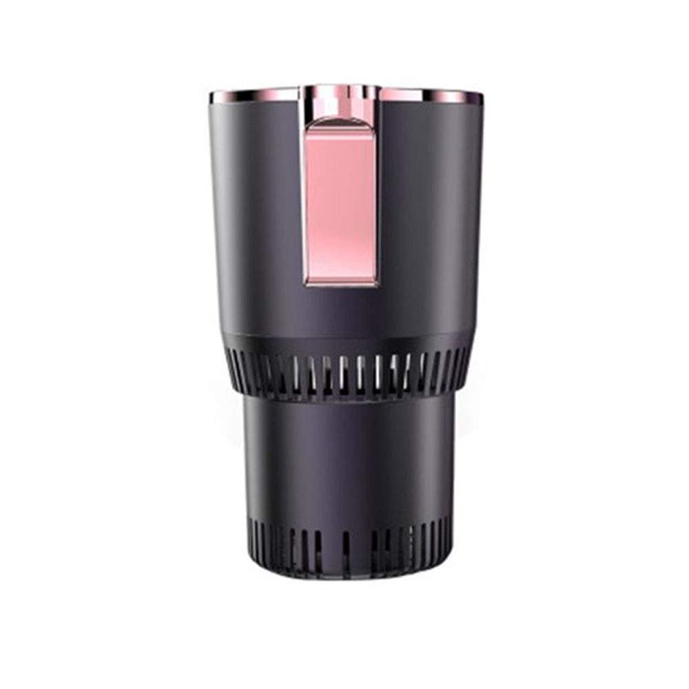 2-in-1 Smart Car Cup Warmer Cooler, Auto Car Cooling and Heating Cup Mug Holder with LED Temperature Display, Touch Control, Keep Beverage Cool and Warm Fits in Commuter Road Tripper