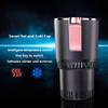 2-in-1 Smart Car Cup Warmer Cooler, Auto Car Cooling and Heating Cup Mug Holder with LED Temperature Display, Touch Control, Keep Beverage Cool and Warm Fits in Commuter Road Tripper view 3