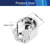 Zinc Alloy Closet Pole Sockets, Wardrobe Bracket Holder, Shower Curtain Rod Pole End Supports Sockets Flange 0.75" Diameter, 4Pcs,Aicosineg view 2