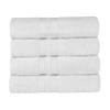 BNM Ultra-Soft Cotton Bathroom Towel Set, Includes 4 Bath Towels, Quick-Dry, Home Basics, Shower, Bathroom Spa Basics, Home Essentials, Highly Absorbent, Plush Solid Design, 4 Pieces, Silver view 1