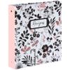 C.R. Gibson Night and Day Blush Pocket Page 3-Ring Recipe Card Book Binder, 8.32" W x 9.4" L, Multicolor view 1