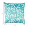 MOD LIFESTYLES 20x20 All Over Coral Decorative Pillow 20'' x 20'' Blue/White view 4