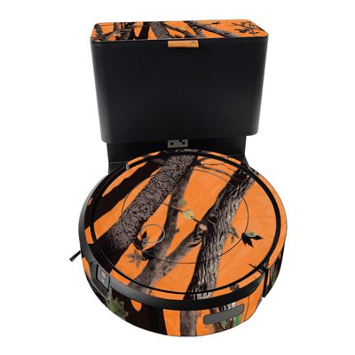 MightySkins Skin Compatible with iRobot Roomba j7+ - Orange Camo | Protective, Durable, and Unique Vinyl Decal wrap Cover | Easy to Apply, Remove, and Change Styles | Made in The USA