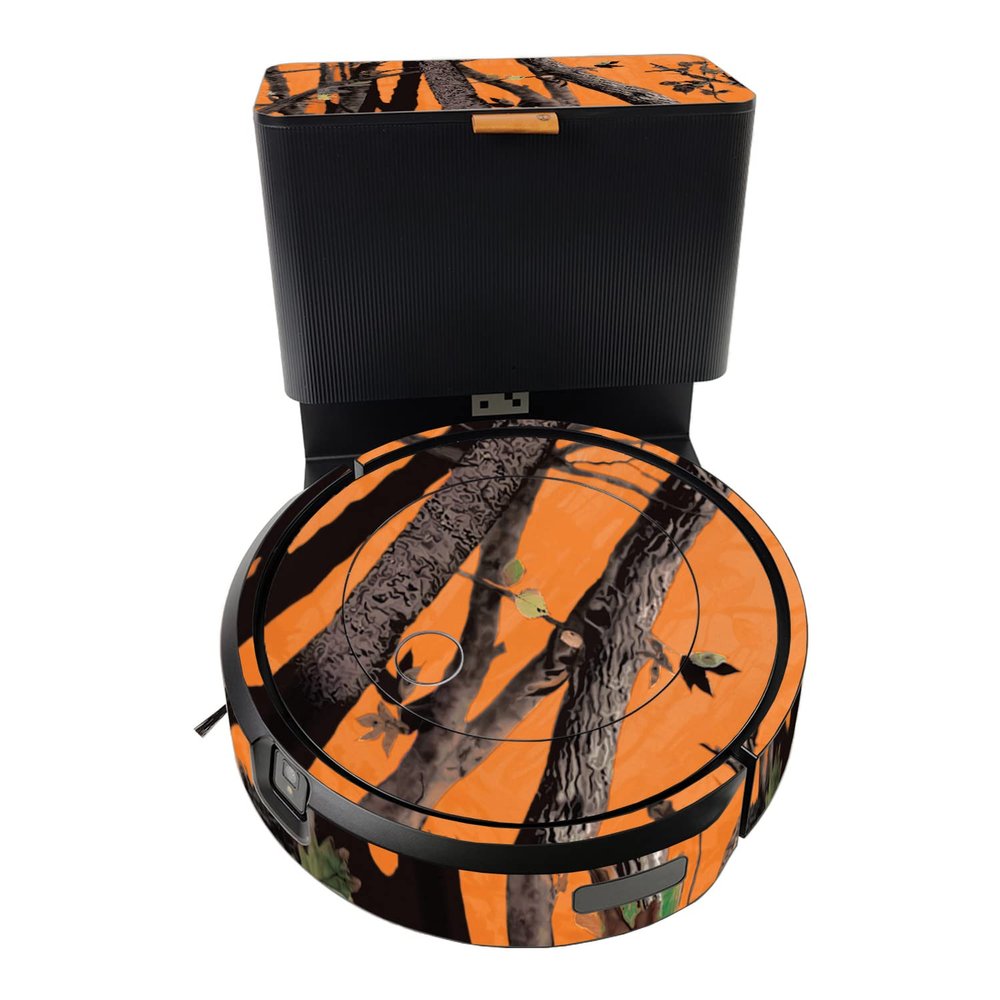 MightySkins Skin Compatible with iRobot Roomba j7+ - Orange Camo | Protective, Durable, and Unique Vinyl Decal wrap Cover | Easy to Apply, Remove, and Change Styles | Made in The USA