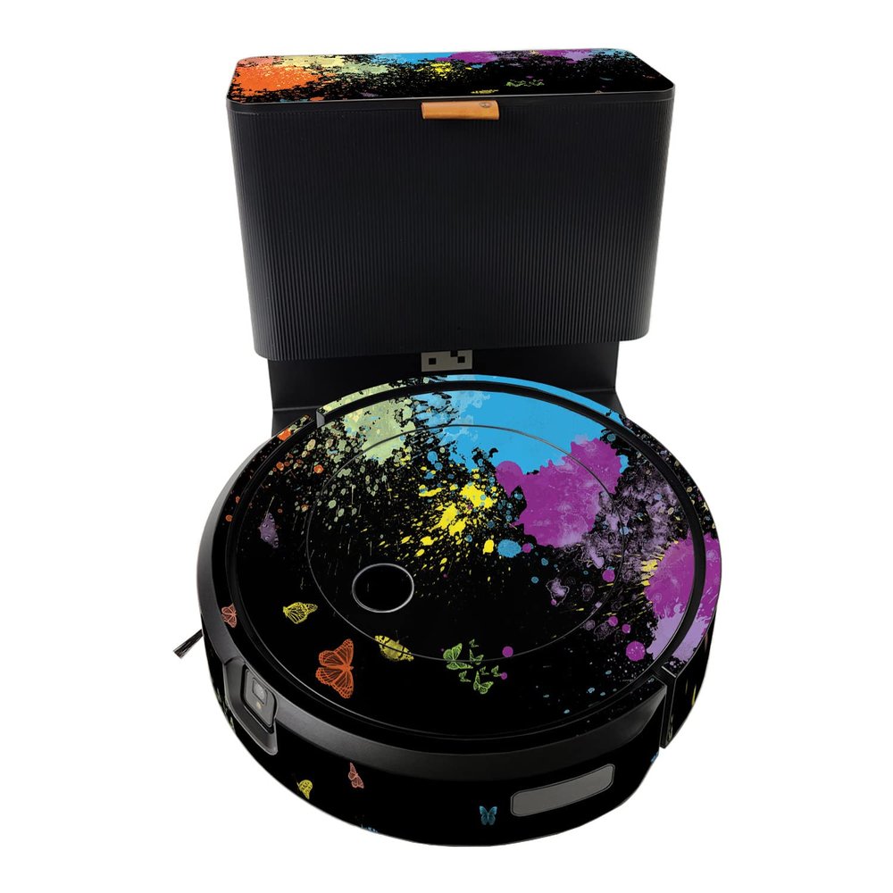 MightySkins Skin Compatible with iRobot Roomba j7+ - Splatter | Protective, Durable, and Unique Vinyl Decal wrap Cover | Easy to Apply, Remove, and Change Styles | Made in The USA