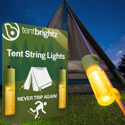 Brightz LED Tent String Lights, Glamping Camping Accessories, 2-Pack