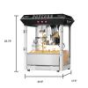 Superior Popcorn Hot and Fresh Popcorn Machine - Black, 8 Ounces view 2