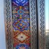 24" PUNCHED TIN MIRROR mixed talavera tile mexican ethnic hand made folk art view 4