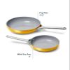 Caraway Nonstick Ceramic Frying Pan (2.7 qt, 10.5") - Non Toxic, PTFE & PFOA Free - Oven Safe & Compatible with All Stovetops (Gas, Electric & Induction) - Marigold view 3