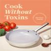 Caraway Nonstick Ceramic Frying Pan (2.7 qt, 10.5") - Non Toxic, PTFE & PFOA Free - Oven Safe & Compatible with All Stovetops (Gas, Electric & Induction) - Navy view 2